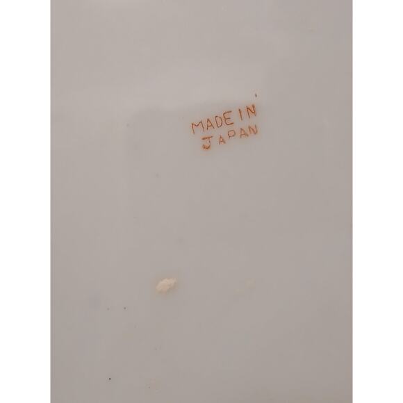 Japanese Moriage Hand Painted Dragonware 7.5" Plate Blue Band 3D Dragon & Flame - Picture 10 of 16